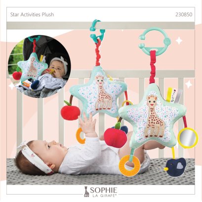STAR ACTIVITIES PLUSH SOPHIE LA GIRAFE